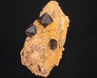 Cuarzo var. morión (negro)